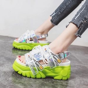 Summer Chunky Wedge Sandals